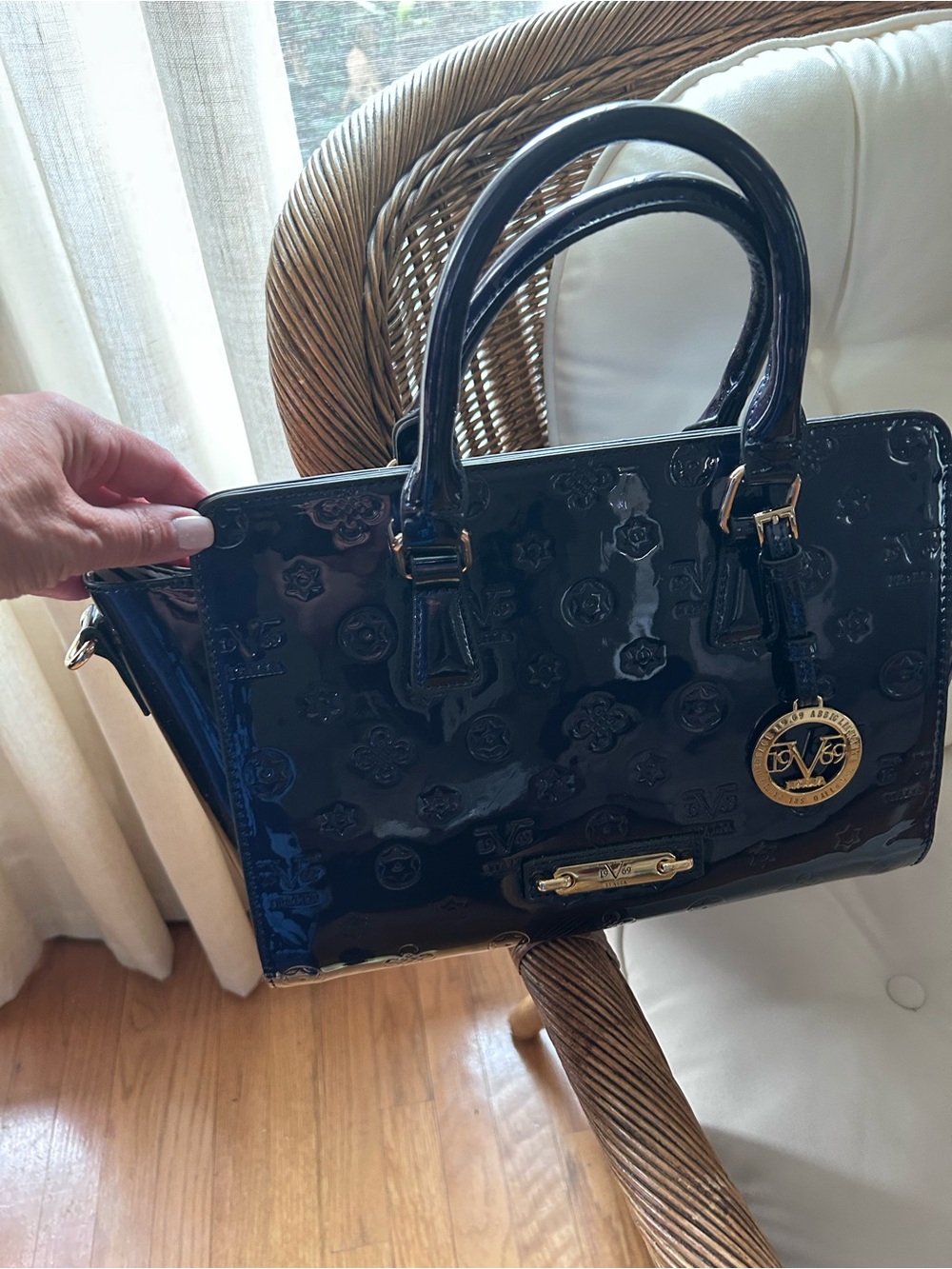 Versace 1969 Italia patent leather